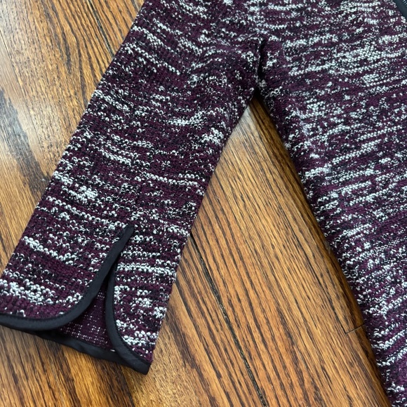 Ann Taylor Maroon and White Knit Dress - Picture 5 of 8